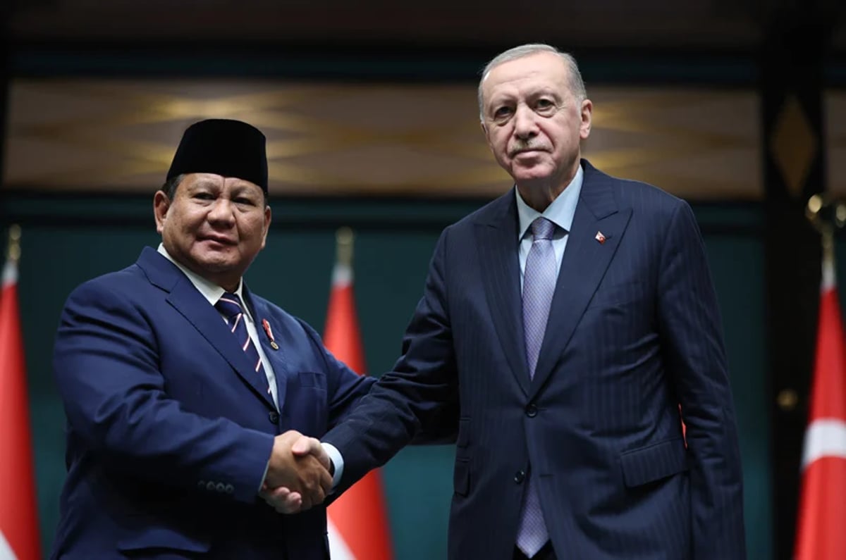 Endonezya Cumhurbaşkanı Prabowo Subianto ve Cumhurbaşkanı Recep Tayyip Erdoğan