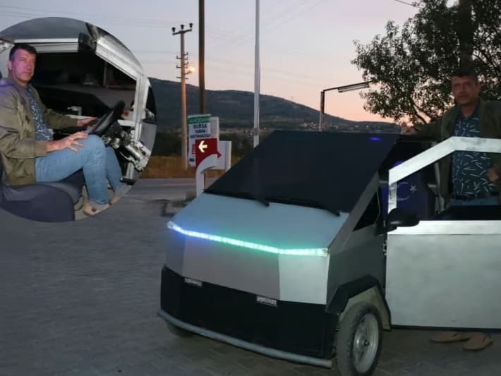 Cybertruck'ı 75 bin TL'ye yapan Türk