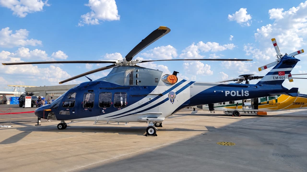 Emniyet Genel Müdürlüğü ilk T625 GÖKBEY helikopterini teslim aldı