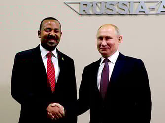 Putin, Abiy Discuss Cooperation After Ethiopia Disaster