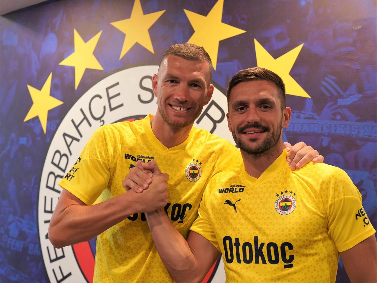 Fenerbahçe Dzeko ve Tadic'e veda etti