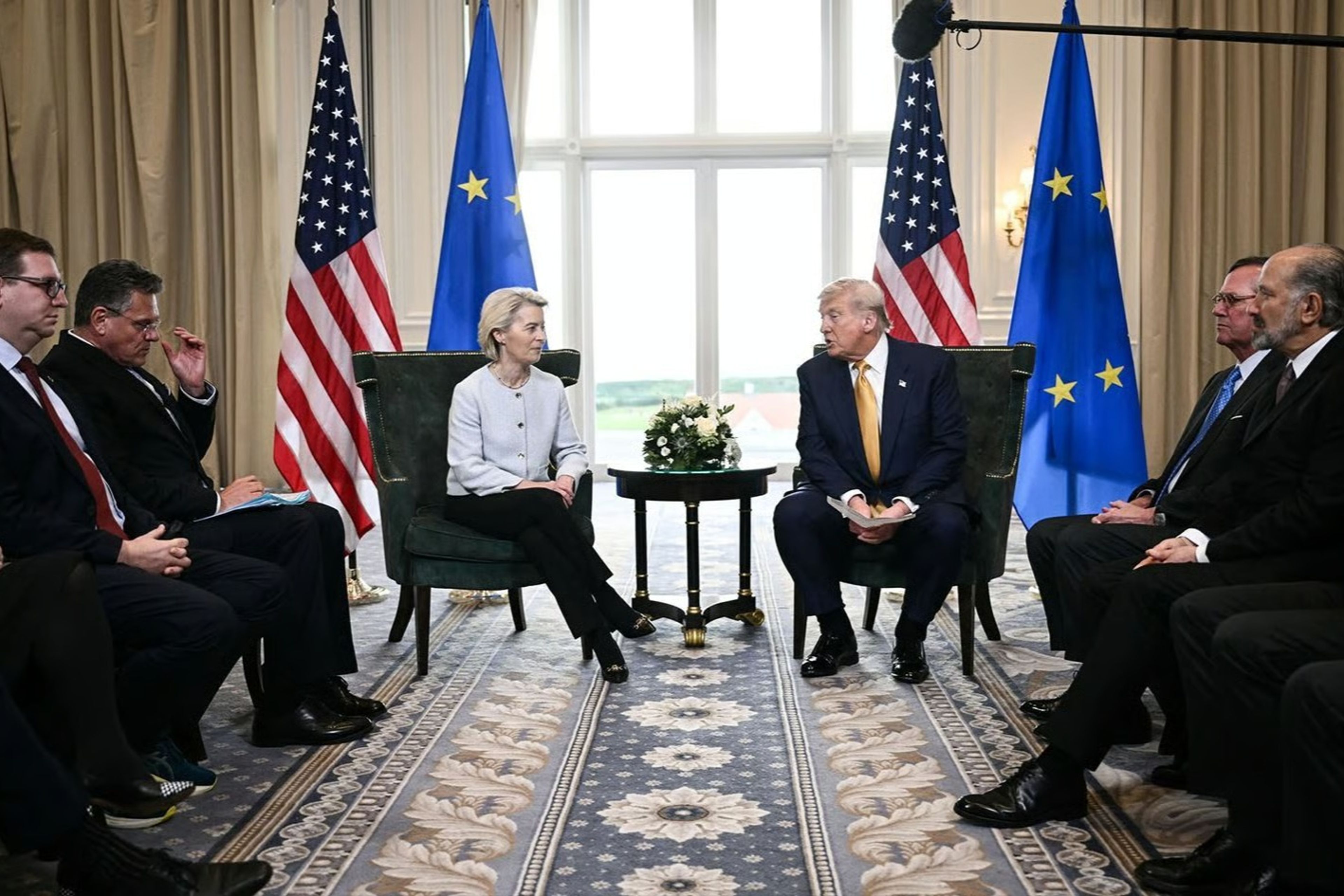 ABD Başkanı Donald Trump'ın AB'ye uyguladığı ek gümrük vergileri 2025'in ana gündemiydi