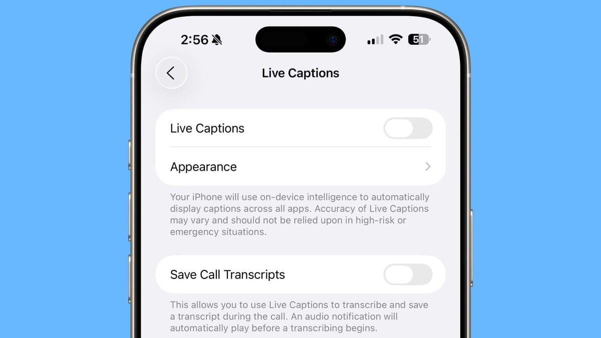 Solda ‌iOS 26‌ beta 1, sağda ‌iOS 26‌ beta 2