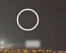 İran'ın İsrail'e attığı füzeler Mersin'de sahil şeridinden göründü