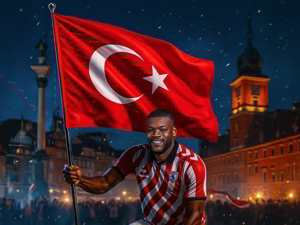 Samsunspor'dan Polonya çıkarması: Zorlu Varşova deplasmanında galibiyet erken golle geldi