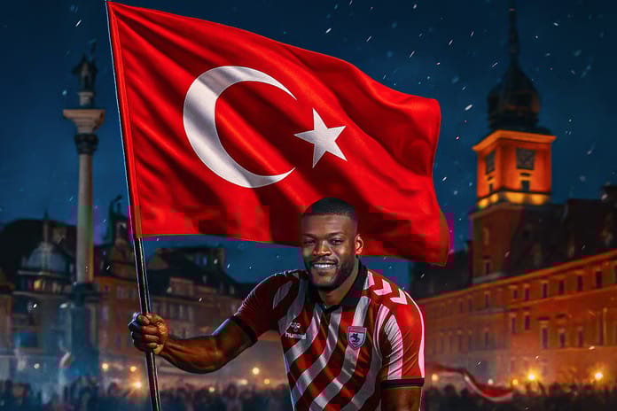 Samsunspor'dan Polonya çıkarması: Zorlu Varşova deplasmanında galibiyet erken golle geldi