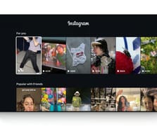 Instagram Reels videoları akıllı televizyon ekranlarına taşındı