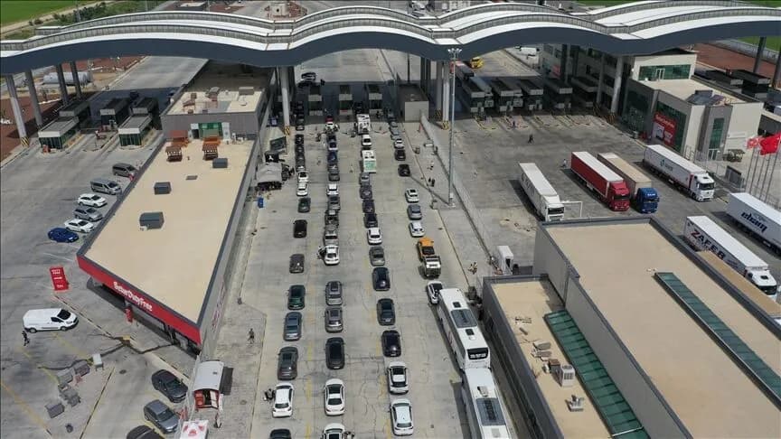 Yunanistan'daki grev nedeniyle araçlar Kapıkule'ye yönlendirildi