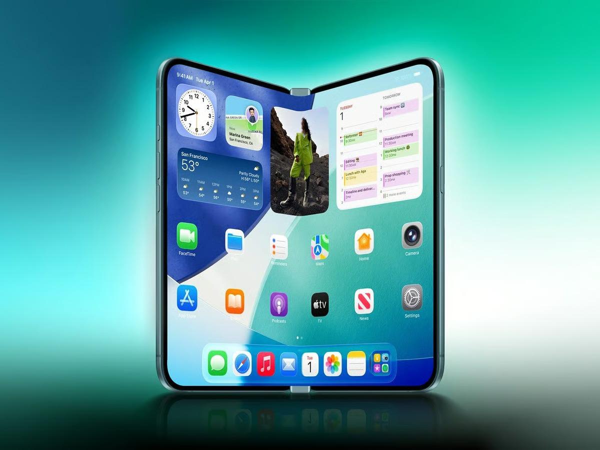 Katlanabilir iPhone 4 kamera ve Touch ID ile geliyor