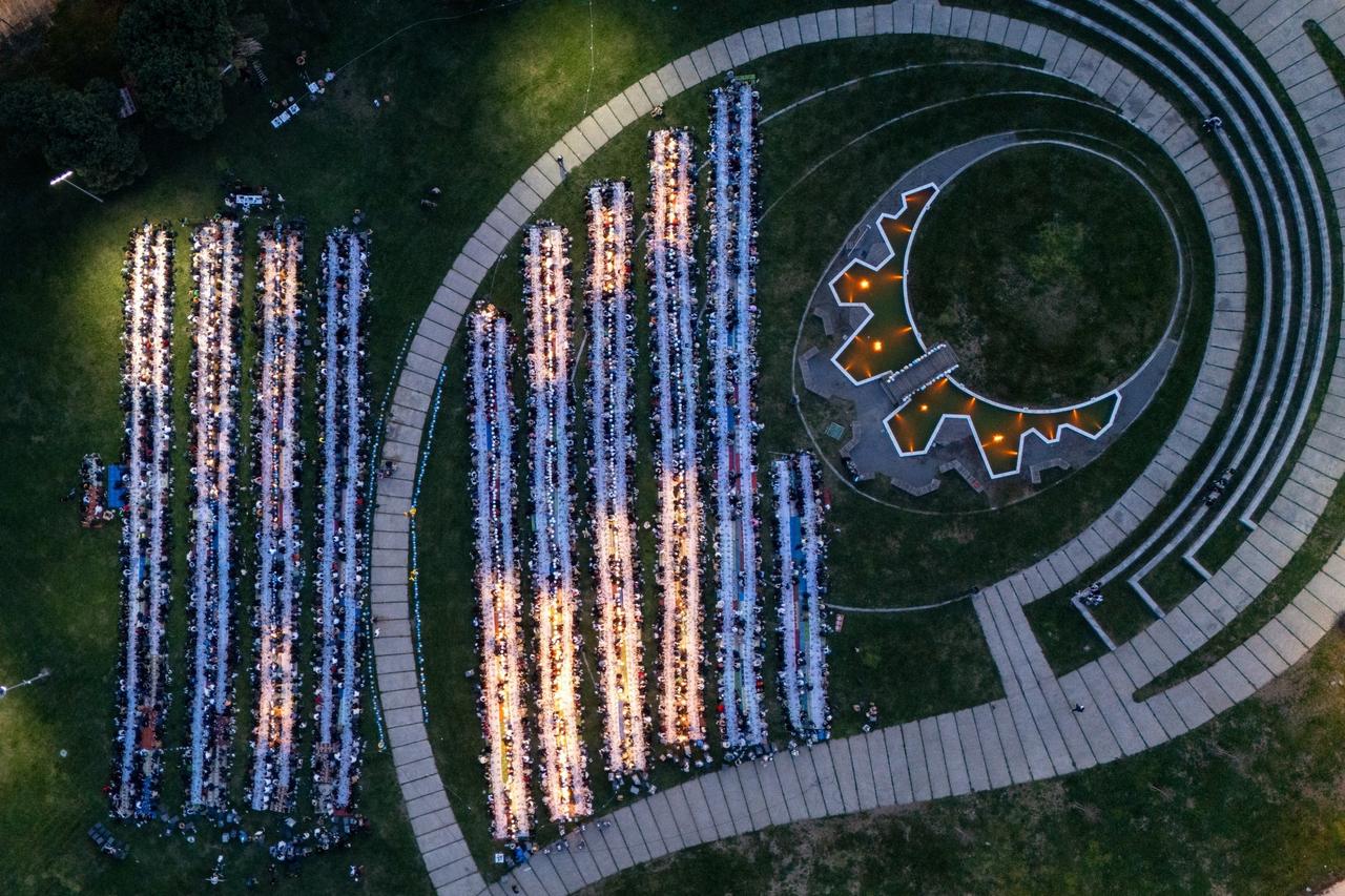 3 bin 100 öğrenci birlikte oruç açtı