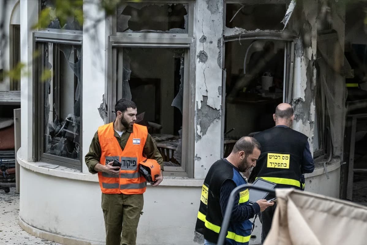 İran saldırısı Tel Aviv'e isabet etti