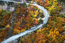 Masalsı güzellik: Sonbahar renkleri Geminbeli Geçidi'ni büyüledi