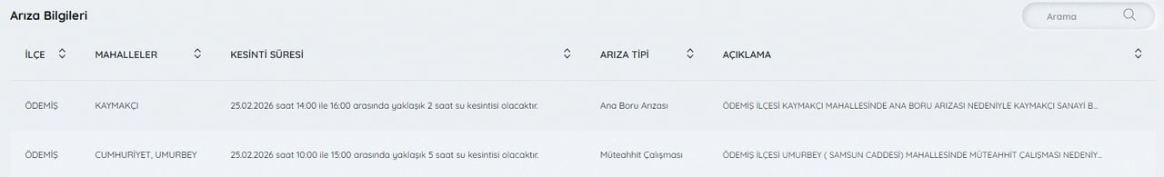 İzmir'de su kesintisi var mı, hangi ilçelerde? 25 Şubat İZSU kesintileri listesi ile İzmir'de sular ne zaman gelecek?