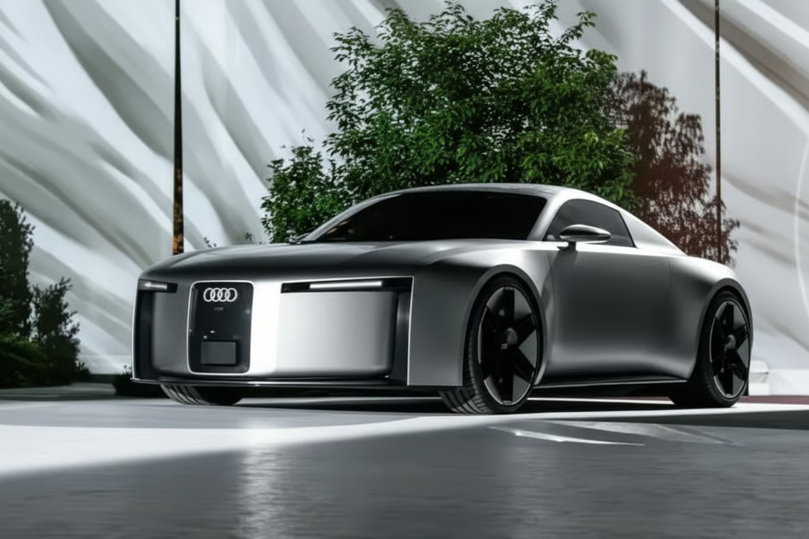 Elektrikli Audi A4 yolda