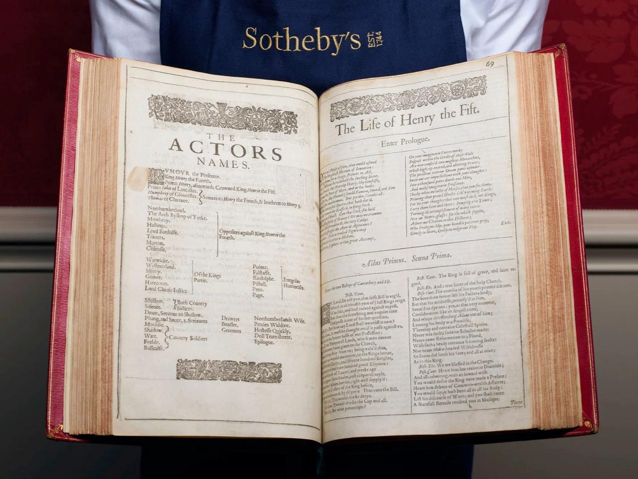 Shakespeare’in ilk dört baskısı 6 milyon dolara satışta