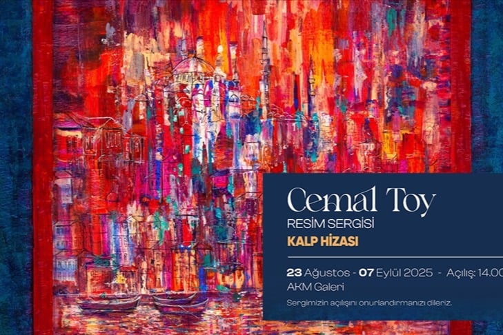 Ressam Cemal Toy'un "Kalp Hizası" sergisi AKM'de 