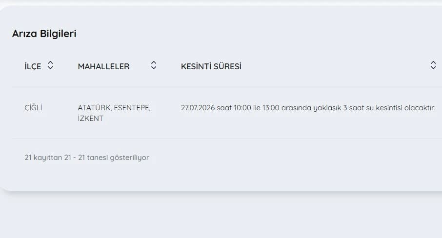 İZSU kesintiler listesi | 27 Temmuz İzmir su kesintileri listesinde hangi ilçeler var, ne zaman düzelecek?