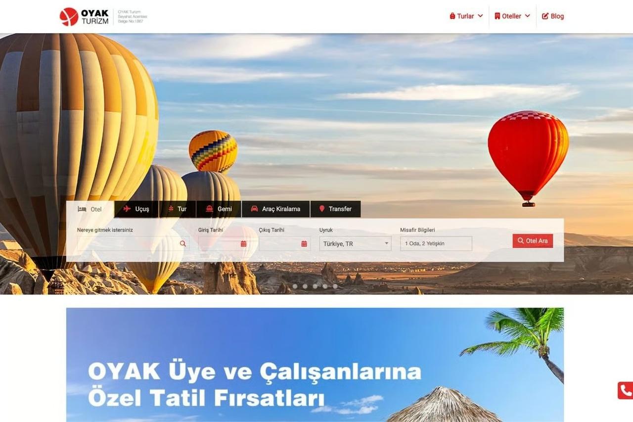 OYAK Turizm’in yeni dijital platformu yayında!