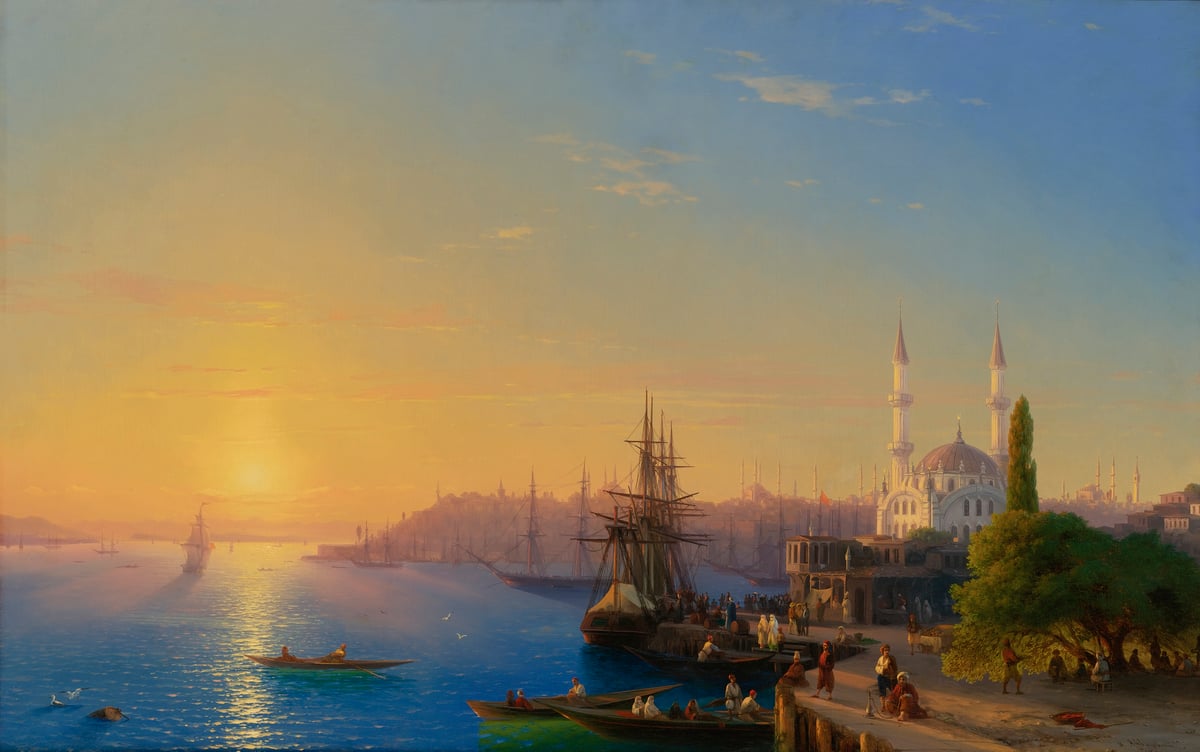  Boğaziçi’nde Gün Batımı, 1850'li yıllar