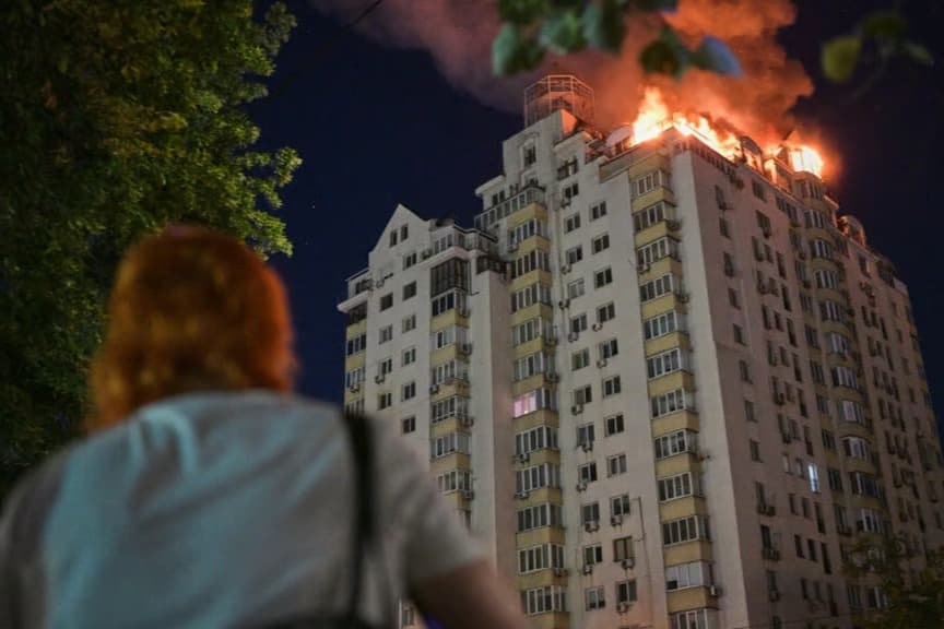 Rusya Kiev'i vurdu: En az 9 ölü