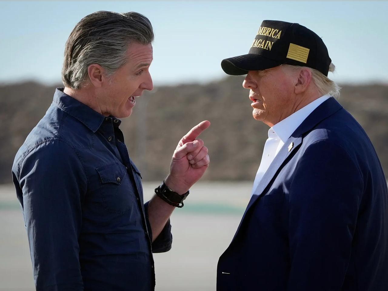 Newsom ile Trump arasındaki kavga büyüyor