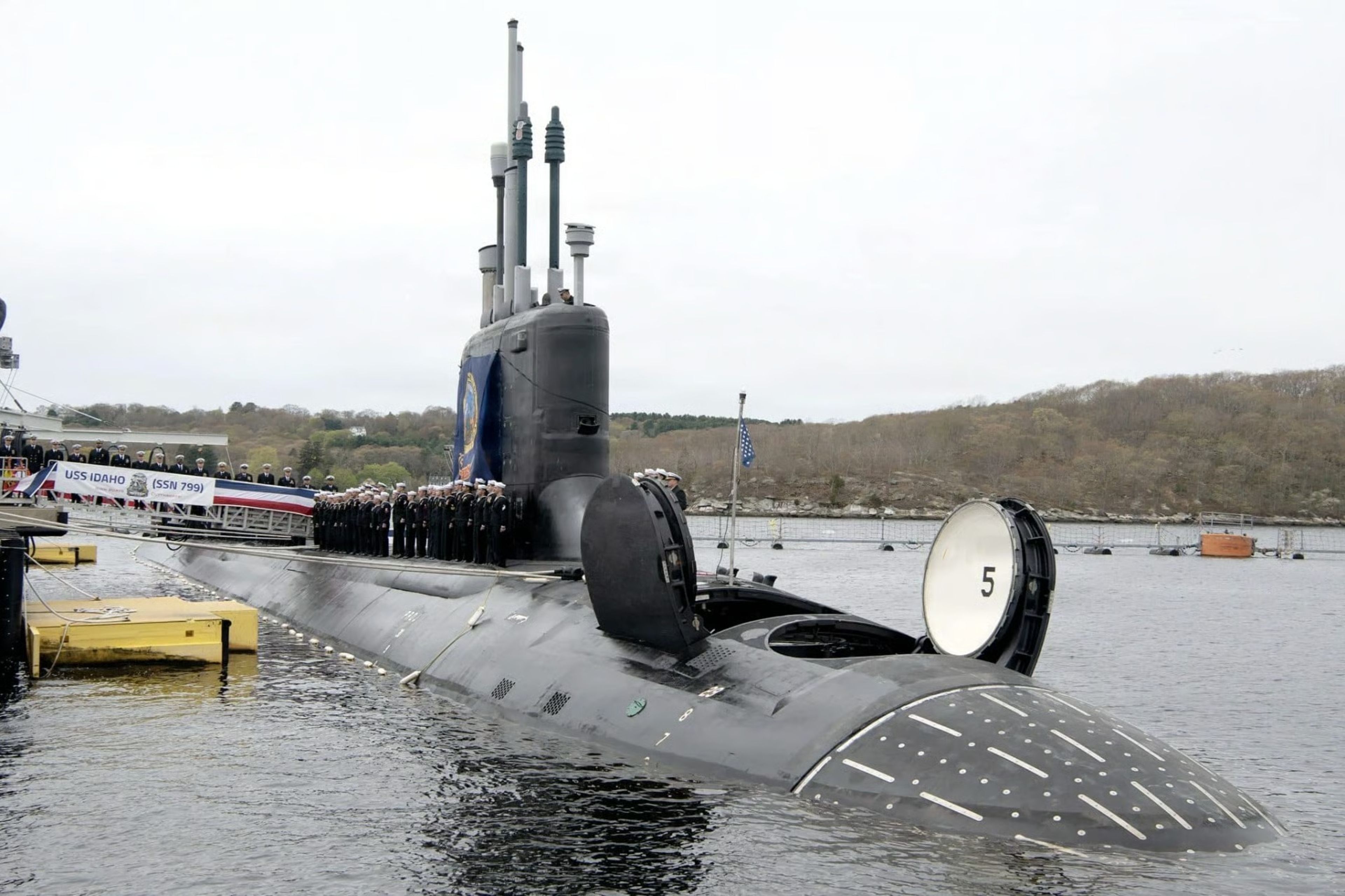 ABD Donanması Virginia sınıfı USS Idaho nükleer denizaltısını hizmete aldı