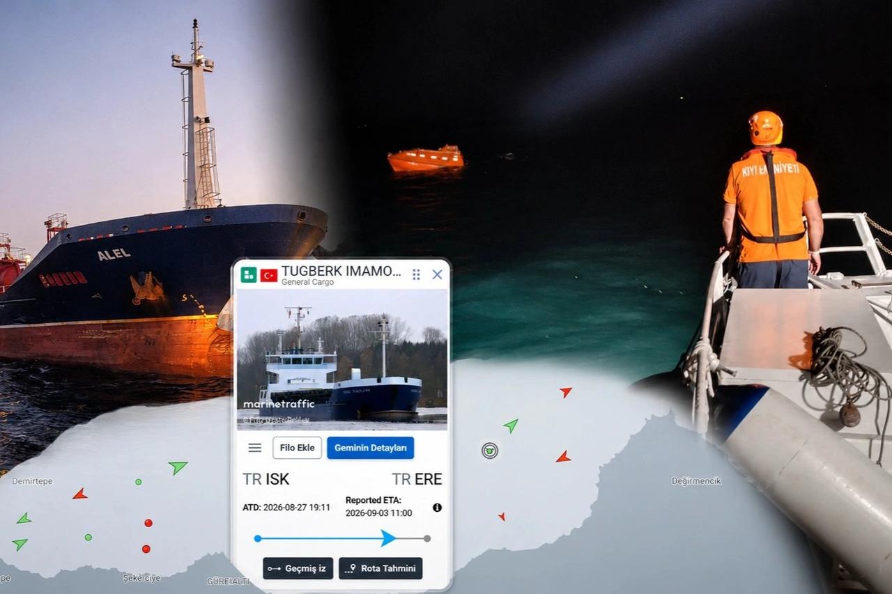 Silivri açıklarında iki Türk bayraklı ticari gemi çarpıştı