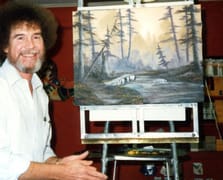 Bob Ross'un tabloları açık artırmada satılacak