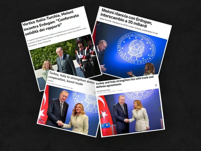 Dünya, Erdoğan-Meloni görüşmesini konuşuyor