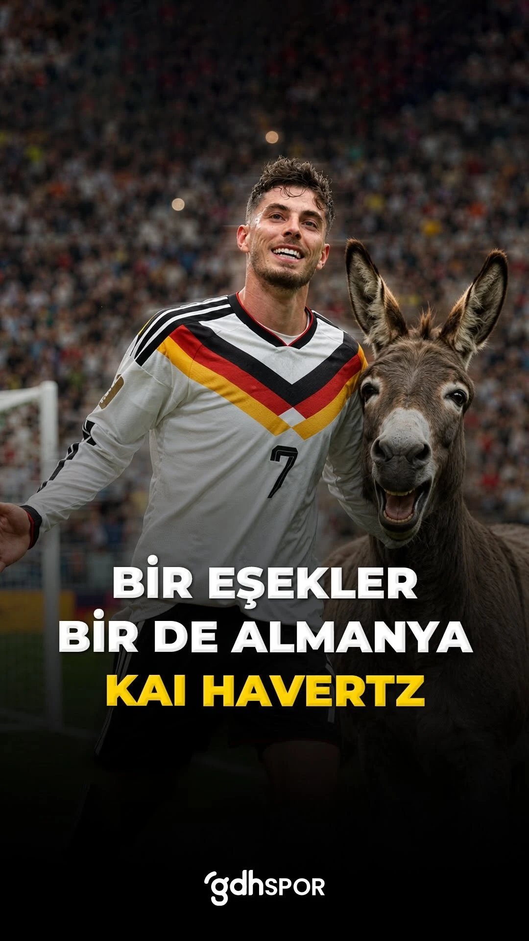 Galiba Havertz milli takımı eşekler kadar seviyor...