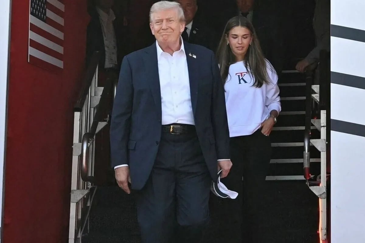 Donald Trump ile Kai Trump - X