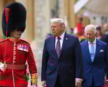 ABD Başkanı Donald Trump ile İngiltere Kralı Charles bir araya geldi