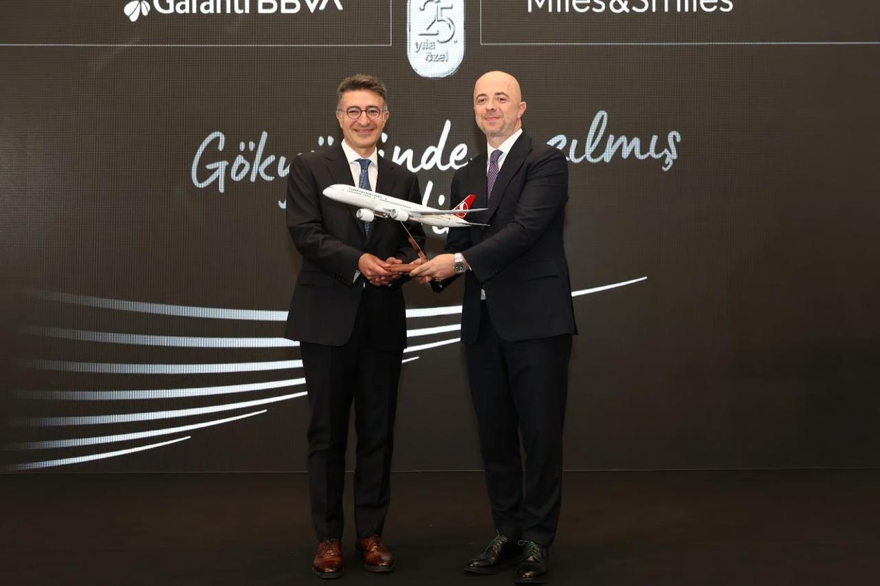 Garanti BBVA ve THY’den Türkiye’de bir ilk: Uçak parçasından kredi kartı