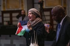 ABD Senatosu Azınlık Lideri Schumer New York'ta protesto edildi