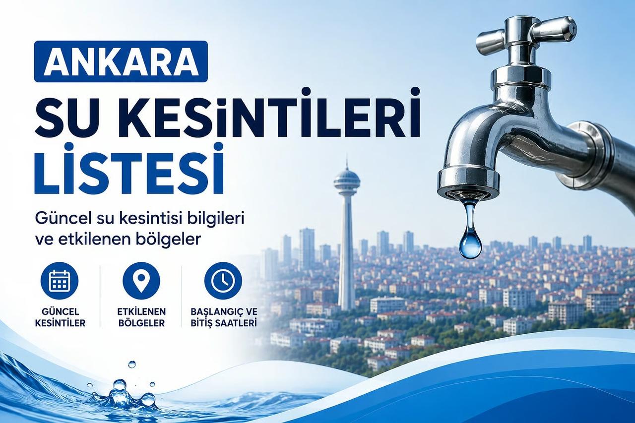 ASKİ su kesintileri listesi | 21 Mayıs