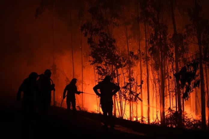 Orman yangınları ile mücadele eden Portekiz alarm durumuna geçti