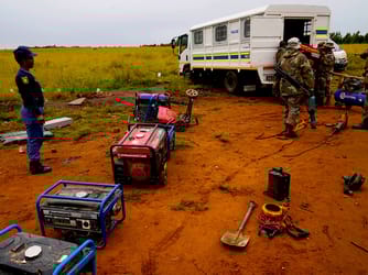South African Troops Crack Down on Illegal Gold Miners