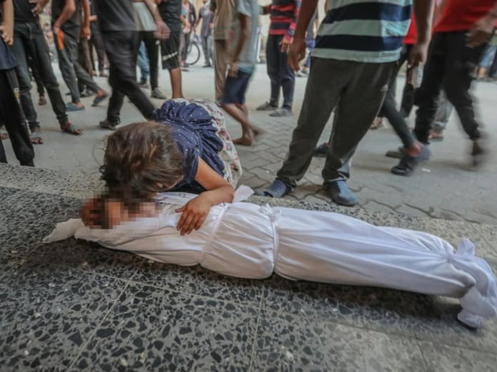 Katil İsrail Gazze’de günde 92 Filistinliyi öldürüyor