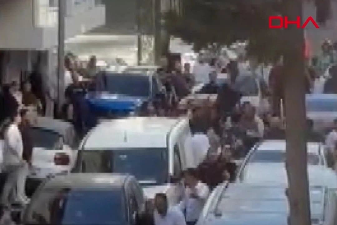 Gelin alma merasiminde biber gazlı müdahale 