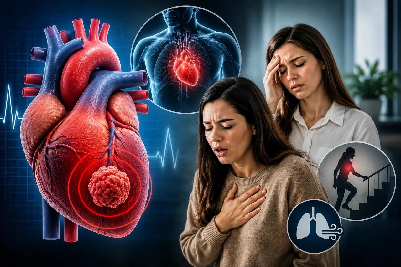 Nefes darlığına dikkat! Kalp tümörünün belirtisi olabilir