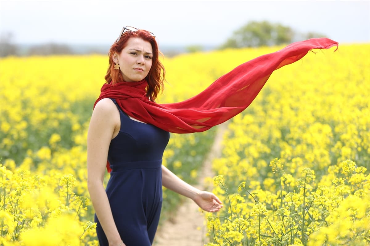 Trakya'da 'sarı selin' mevsimi: Fotoğraf tutkunları bölgeye akın etti 