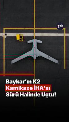 K2 Kamikaze İHA sürü halinde uçtu