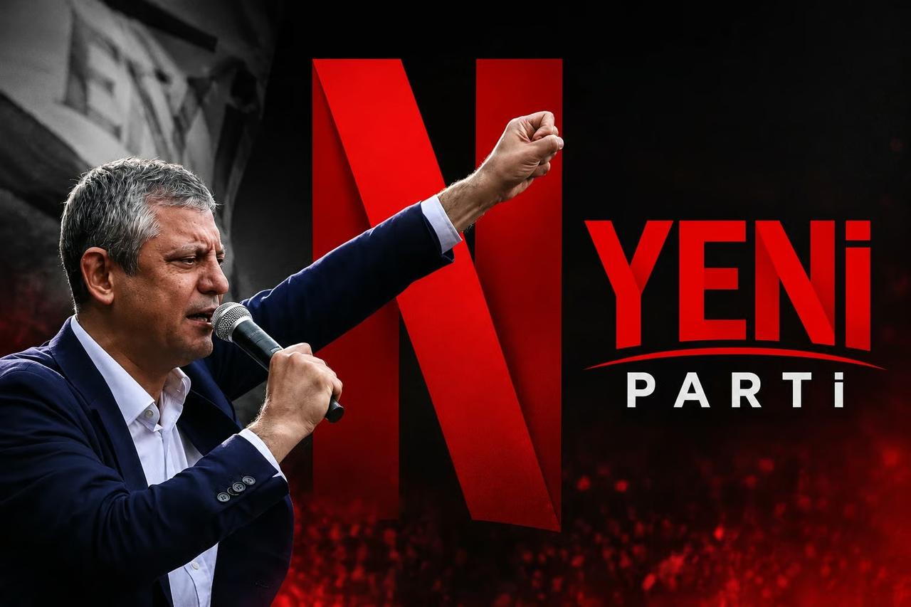 Özgür Özel'in kurduğu Yeni Parti logosu sosyal medyanın gündeminde! Netflix detayı ti'ye alındı 