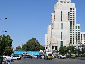 Twin Blasts Rock Damascus During Macron Visit