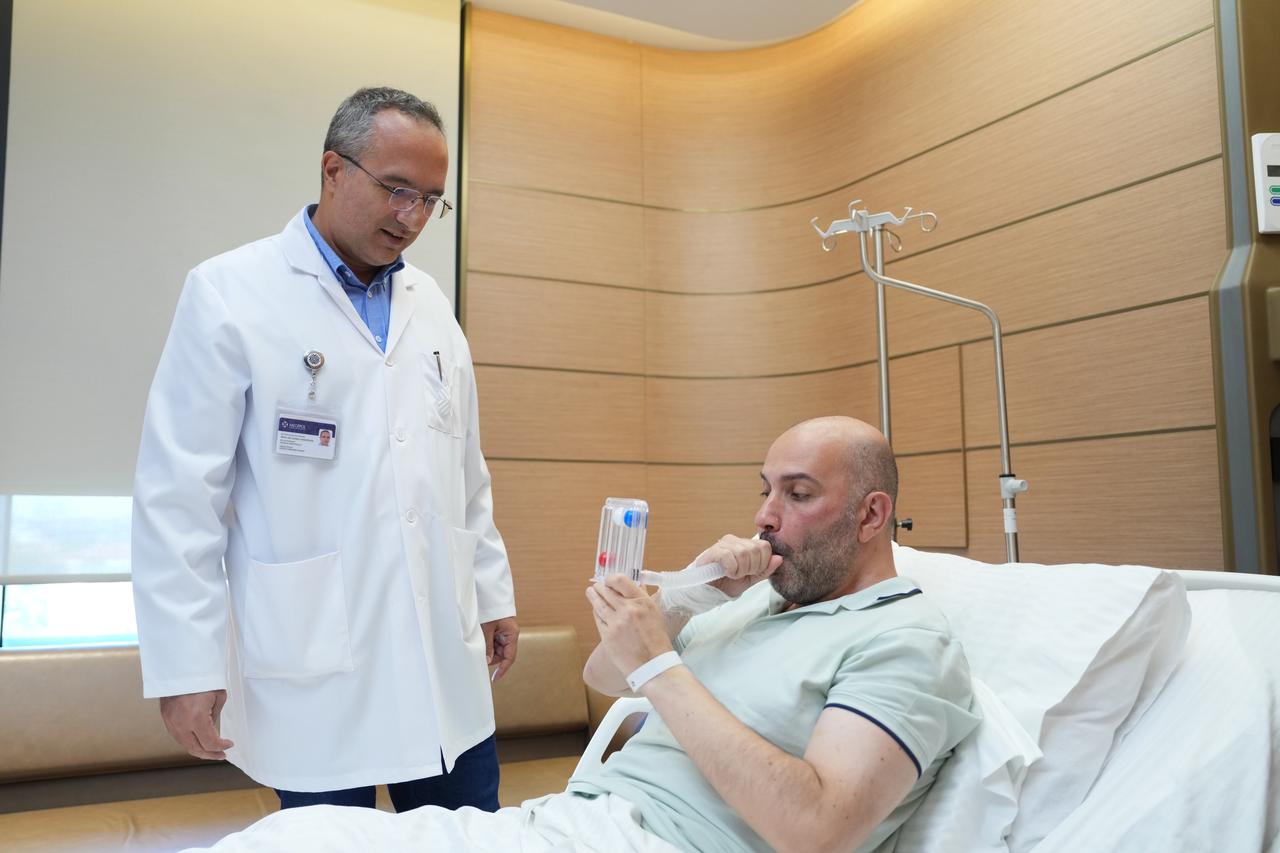 Kalp kontrolünde akciğerinde kitle çıkan hasta