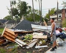 ABD'nin Teksas eyaletinde kasırga meydana geldi