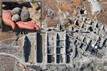 Urartuların 400 metre menzilli sapan taşları bulundu