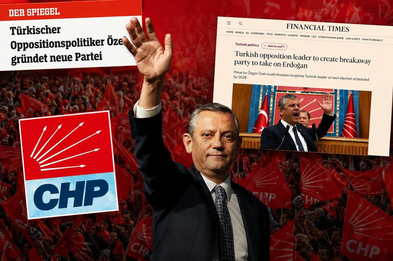 Özgür Özel'in yeni parti açıklaması Avrupa basınında 