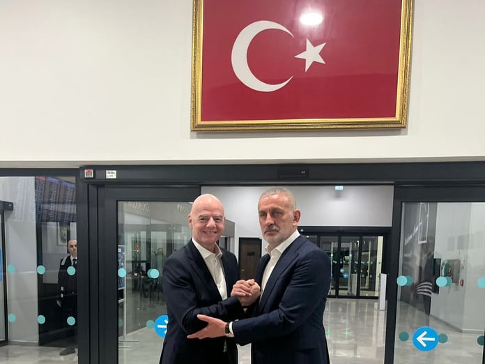 FIFA Başkanı Infantino İstanbul'da: FIFA Arena Projesi'nin açılışı yapılıyor