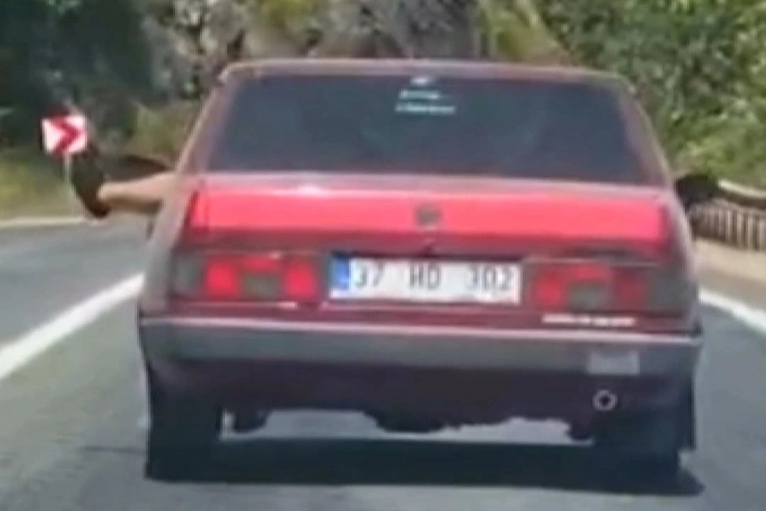 Trafikte tehlikeli yolculuk